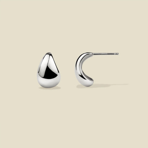 Gloss Drop Stud Earrings | Final Sale