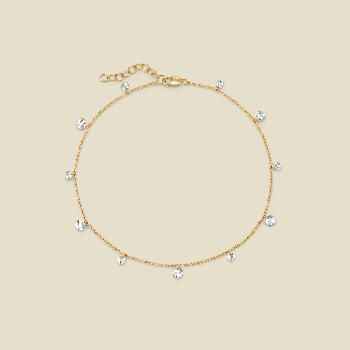 Dew Drop Floating Anklet