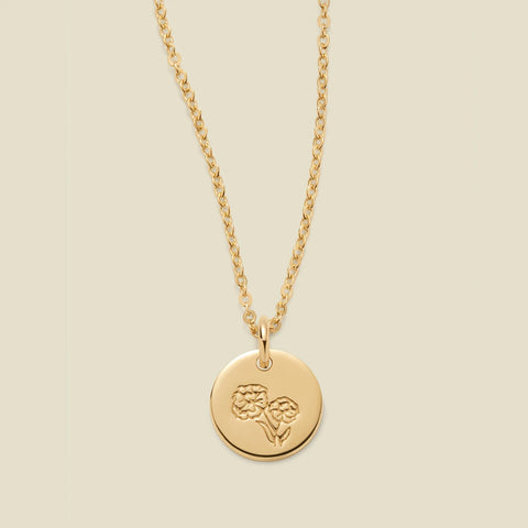 October Birth Flower Necklace