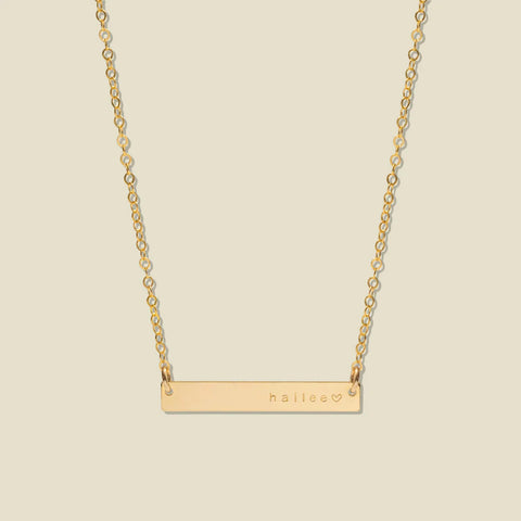 Horizontal Bar Necklace