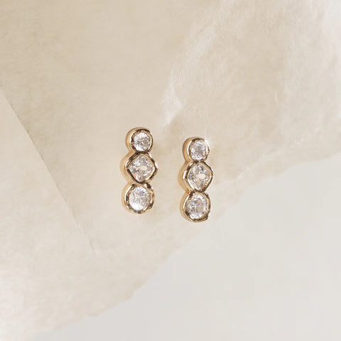 Tova Triple Stud Earrings