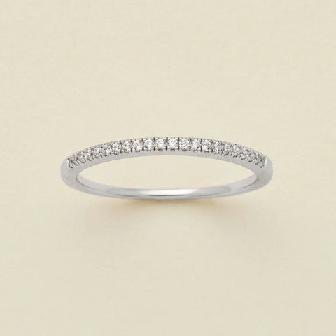 April Birthstone Stacking Ring