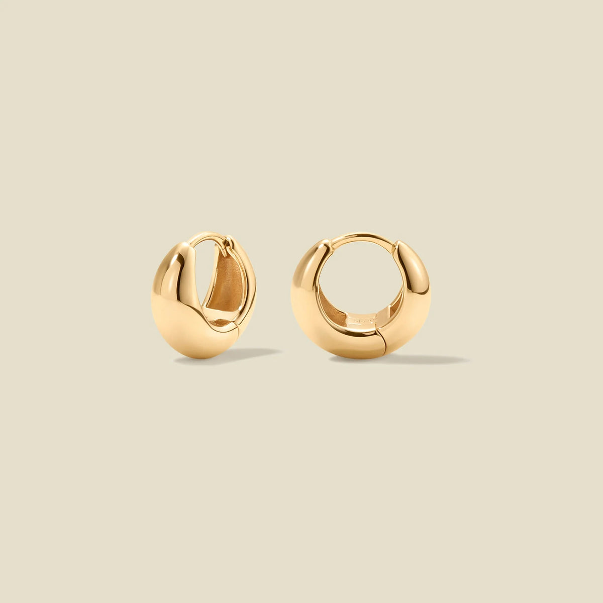 Gloss Huggie Hoop Earrings | Final Sale