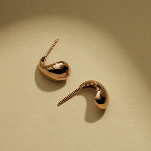 Gloss Drop Stud Earrings | Final Sale