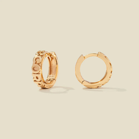 Scorpio Huggie Hoop Earrings | Final Sale
